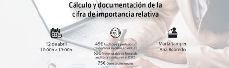 PRINCIPALES INCIDENCIAS DETECTADAS EN LA SUPERVISIÓN DE AUDITORÍAS DE PYMES: CÁLCULO Y DOCUMENTACIÓN DE LA CIFRA DE IMPORTANCIA RELATIVA