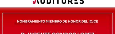 MIEMBRO DE HONOR DEL ICJCE: VICENTE CONDOR
