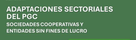 ADAPTACIONES SECTORIALES DEL PGC: SOCIEDADES COOPERATIVAS Y ENTIDADES SIN FINES DE LUCRO